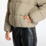 Bunda Calvin Klein Jeans Logo Short Hooded Puffer Jacket Gray L