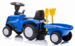 Mamido Detský traktor s prívesom New Holland T7 modrý