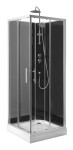 AQUALINE - GRANVIK štvorcový sprchový box 800x800x2180, číre sklo GG80X80
