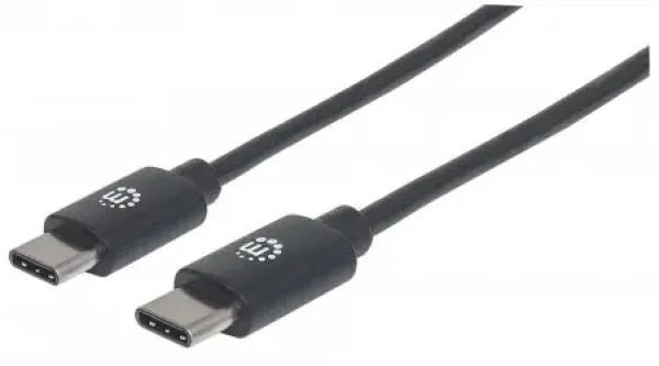 Manhattan kábel Hi-Speed USB-C samec gt; USB-C samec 0.5m / čierna (354868)