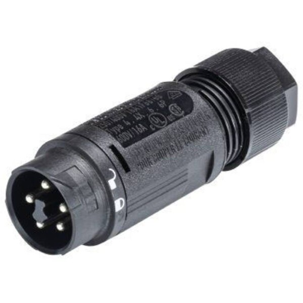 Wieland Electric RST16I5 S S1 ZT6 SW 46.052.4553.1 guľatý faston, 1 ks; 46.052.4553.1