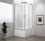 POLYSAN - CARMEN hlboká sprchová vanička štvorcová 90x90x30cm, biela 29611