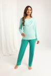 Regina 705 long/r M-XL Z25/26 dámske pyžamo zelená XL