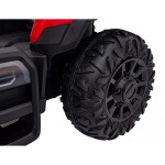 Mamido Detský elektrický traktor BLAST s prívesom 2x200W červený
