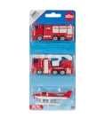 SIKU Blister set - hasičský set 3 ks