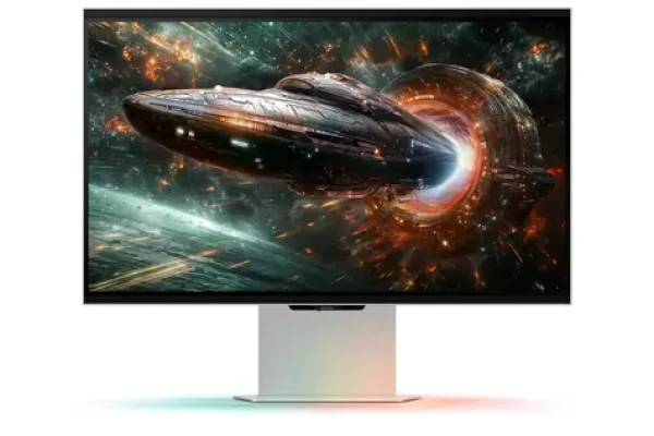 27" Samsung Odyssey 3D LS27FG902XUXEN strieborná / Monitor / IPS / 4K UHD 3840x2160 / 165Hz / 1ms / HDMI + DP (LS27FG902XUXEN)