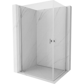 MEXEN/S - Mist-B Duo sprchovací kút dvere krídlové 95 x 75, transparent, chróm 8A2-095-075-01-00