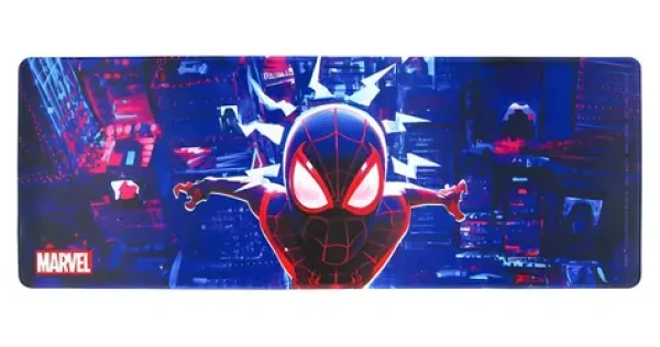 Paladone Miles Morales / Herná podložka pod myš / 30 x 80 cm / Licenčný motív MARVEL (PP14480SPMEPM)