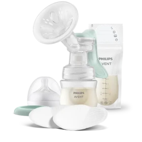 Philips AVENT Essential SCD417/20 biela / Odsávačka materského mlieka / manuálna / 125 ml