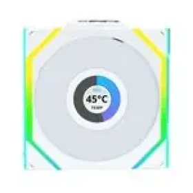 Lian Li UNI FAN SL Wireless LCD Biely / ARGB / 120mm / 1900rpm / 29.5dBA / 58 CFM / 4 pin (12SLLCD1W1W)