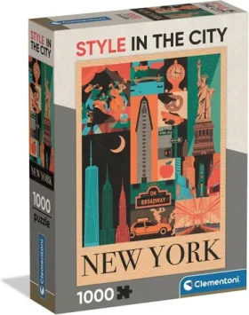 Clementoni Puzzle New York - Ikony mesta