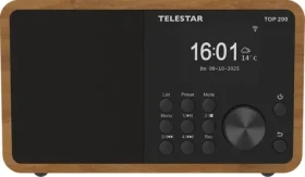 Telestar TOP200 drevo / Internetové rádio / DAB+ / FM / Wi-Fi / Bluetooth / 10 W (5701200)