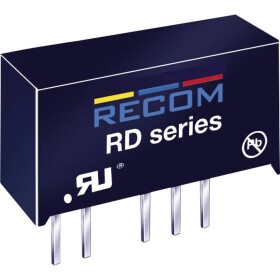 RECOM RD-0515D DC / DC menič napätia, DPS 5 V/DC 15 V/DC, -15 V/DC 66 mA 2 W Počet výstupov: 2 x; RD-0515D