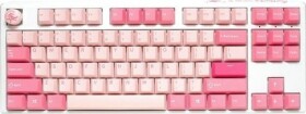 Ducky One 3 Gossamer TKL Pink Gaming Tastatur - MX-Black Clear Top (US)