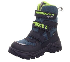 Chlapčenské zimné topánky SNOW MAX Blue/Light Green GTX Superfit 1-002023-8050 - 32