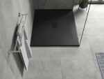 MEXEN/S - Hugo sprchová vanička SMC 120x100, čierna, krytka čierna 42701012-B