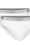 Pánske nohavičky 2 pack 013 white - Atlantic Bílá S