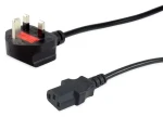 Equip BS1363-C13 čierna / Napájací kábel / 3 m / 250V/10A (112301)