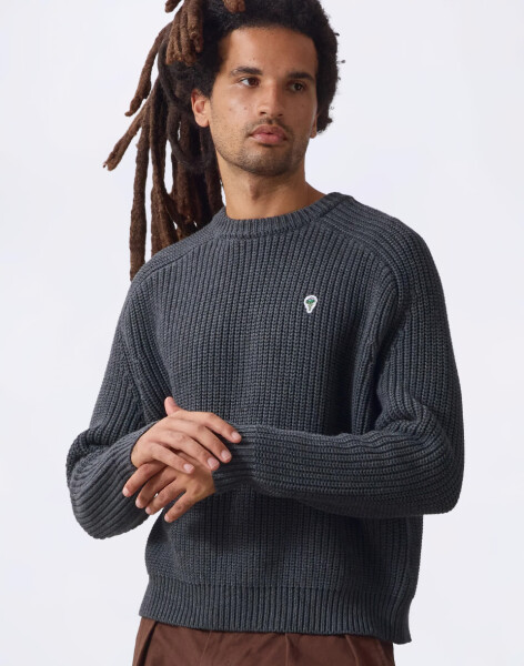 Service Works Artichoke Chunky Knit Charcoal L