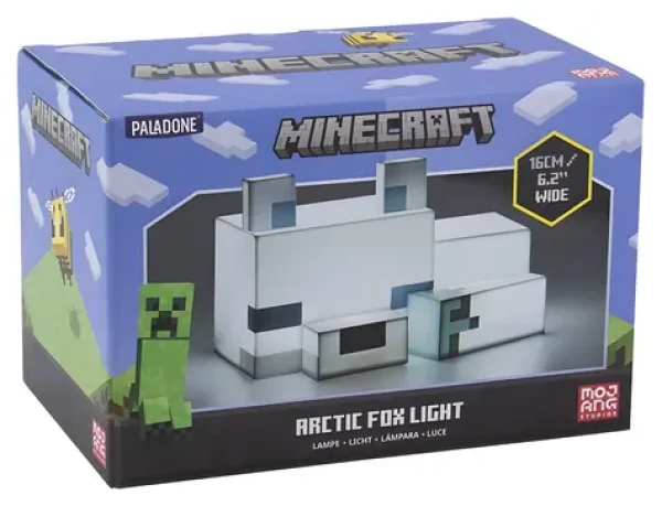 Paladone Lampa Líška polárna Minecraft / Stolová lampa / LED / 3x AAA batérie (PP10557MCFEPM)