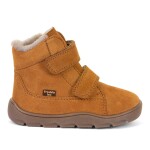 Detská zimná barefoot obuv ZERU TEX FURRY Cognac, Froddo, G2110149-2, hnedá - 21