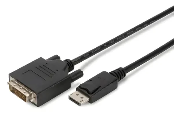Digitus DisplayPort - DVI(24+1) 3 m čierny / Video kábel / M/M / Full HD 60 Hz (AK-340306-030-S)