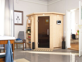 Domáca finská sauna (75604) Karibu Larin, rozmery š. 151 × h. 151 × v. 198 cm