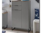 Kúpeľňová stojacia skrinka Denver, šedá/dub evoke%