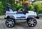 Mamido Elektrické autíčko Jeep Raptor 4x4 biele