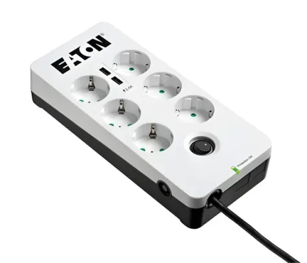 EATON Protection Box PB6UD / Prepäťová ochrana / 6 zásuviek / 2x USB Port (PB6UD)
