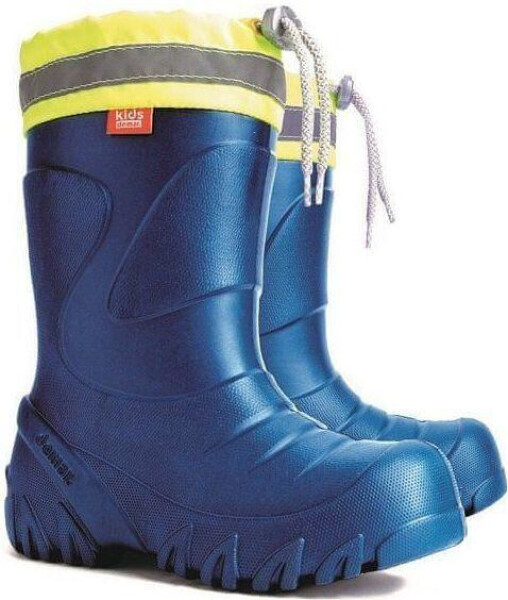 Demar Detské gumáky zateplené MAMMUT S 0300 E metal / blue 22-23 0300E_22-23