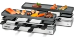 Rommelsbacher Fun for 4 + 4 RC 1600 strieborná / Raclette gril / 1590 W / 2x4 panvičky (RC 1600)