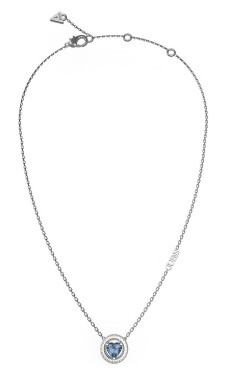 Guess Pôvabný náhrdelník s modrým kryštálom M`ama Non M`ama JUBN04667JWRHLST/U
