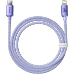 Baseus CAJY000205 Kábel USB-C (M) - Lightning (M) 1.2 m fialová / 20W (CAJY000205)