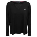 Dámske tričko s dlhým rukávom UW0UW01981-BEH - Tommy Hilfiger XS