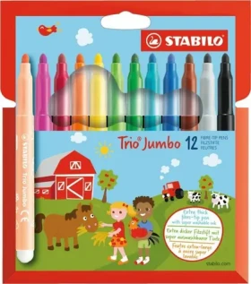 STABILO® Trio Jumbo 12 fixiek (135421)