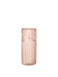 Ferm Living Sklenená karafa Ripple Blush Small 500 ml