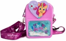 Hasbro Kabelka My Little Pony / puzzle a samolepky v balení / nastaviteľný popruh / 12 x 8,5 x 3,5 cm (78-0032)