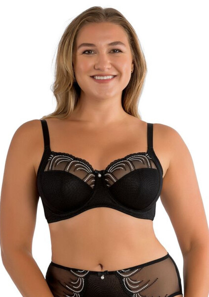 Dámska podprsenka Parfait P60923 34 E Black 80 F černá