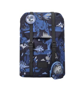 Ergonomický školský plecniak Frii of Norway 22L Dinosaurus Dark blue EUR