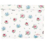 GREEN GATE Behúň na stôl Alivia White 45 × 140 cm