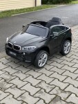 Mamido Elektrické autíčko BMW X6 lakované čierne