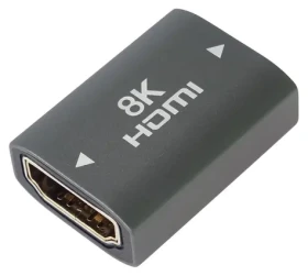 PremiumCord HDMI A - HDMI A spojka / Adaptér / Female/Female / 8K/60 Hz / kovová / Space Grey (kphdma-36)