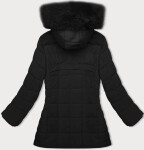 Čierna prešívaná dámska zimná bunda J Style (16M9119-392) odstíny černé XL (42)