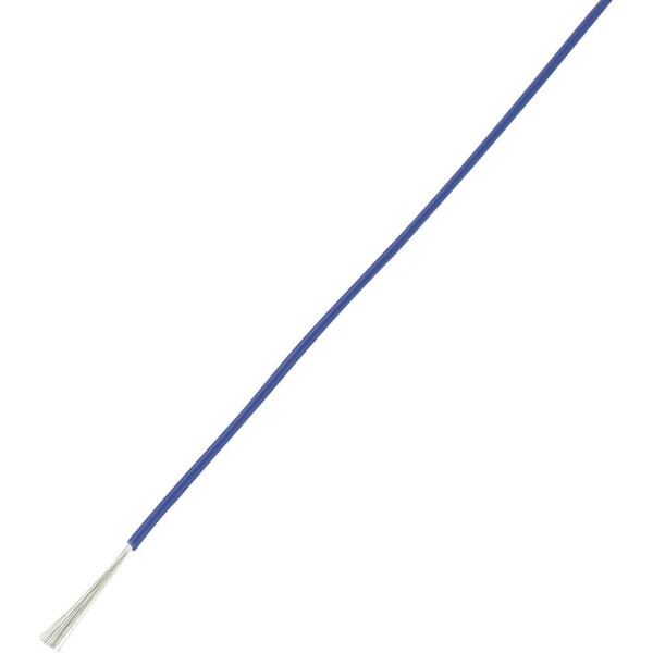TRU COMPONENTS 1567232 opletenie / lanko, LiY, 1 x 0.50 mm², modrá, 25 m; 1567232