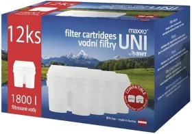 Maxxo UNI filtračné vložky do kanvíc / Filtračná vložka / 12 ks / Pro Laica Biflux, Brita Maxtra, BWT (100001755868)