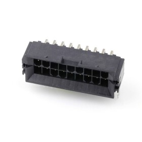 Molex konektor do DPS Počet pólov 18 438100063 1 ks Tray; 438100063