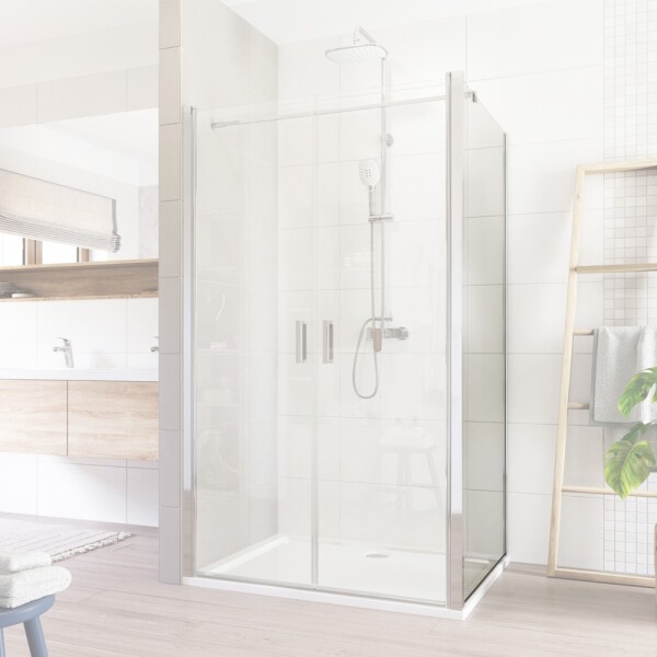 Mereo Lima pevný diel k lietacím a zalamovacím dverám, 90x190 cm, sklo číre CK10523K