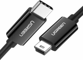 Ugreen Kábel USB-C (M) - Mini USB (M) 1m čierna (6957303854455)