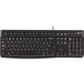 Logitech Media Keyboard K120 HU / Klávesnica / USB / Maďarský layout / čierna (920-002491)